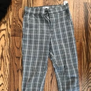 Plaid trousers